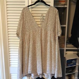 NWT By Together tan/grey cheetah print shift dress